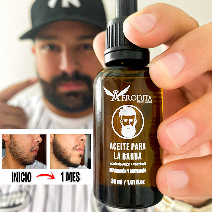 Aceite para Barba Afrodisíaca - Potencia tu Atractivo con el Elixir de la Virilidad